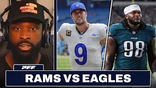 معاينة وتوقعات مباراة لوس أنجلوس رامز ضد فيلادلفيا إيجلز | PFF screenshot 5