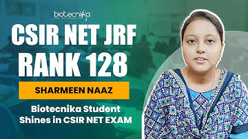 CSIR NET Topper JRF Rank 128 - Sharmeen Has This Advice For All CSIR NET Aspirants - Congratulations