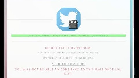 Automatically follow twitter accounts from your web browser