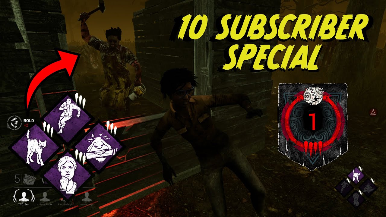10 Subscriber Special! | Dead By Daylight Rank 1 Survivor Gameplay ...