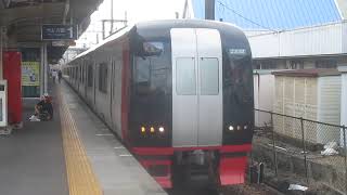 名鉄旧色1702F(廃車)快速特急新鵜沼行江南発車