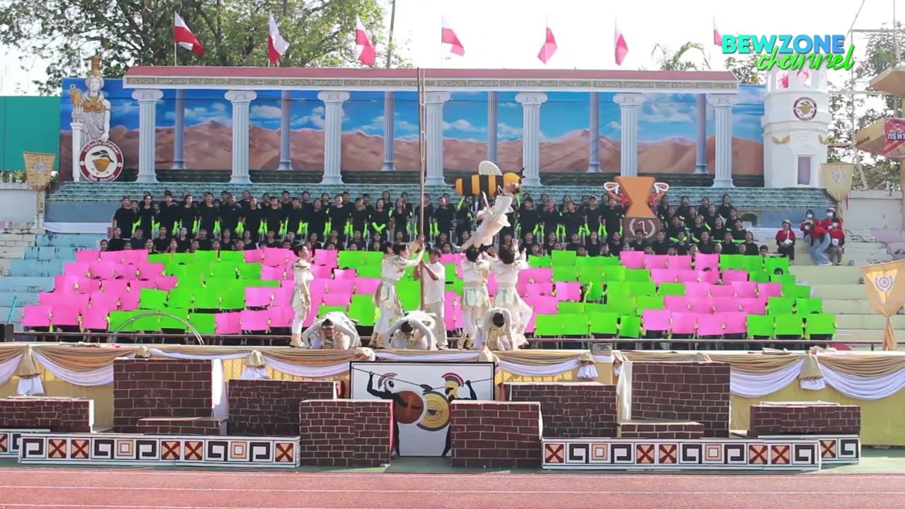 การแสดงกองเชียร์และเชียร์ลีดเดอร์ โรงเรียนพิริยาลัยจังหวัดแพร่ (ภาคเช้า) l กรีฑามัธยมแพร่ 2022