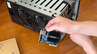 How to add 10Gbit to Synology NAS!  Installing the Official Synology 10Gb Ethernet Adapter E10G18-T1