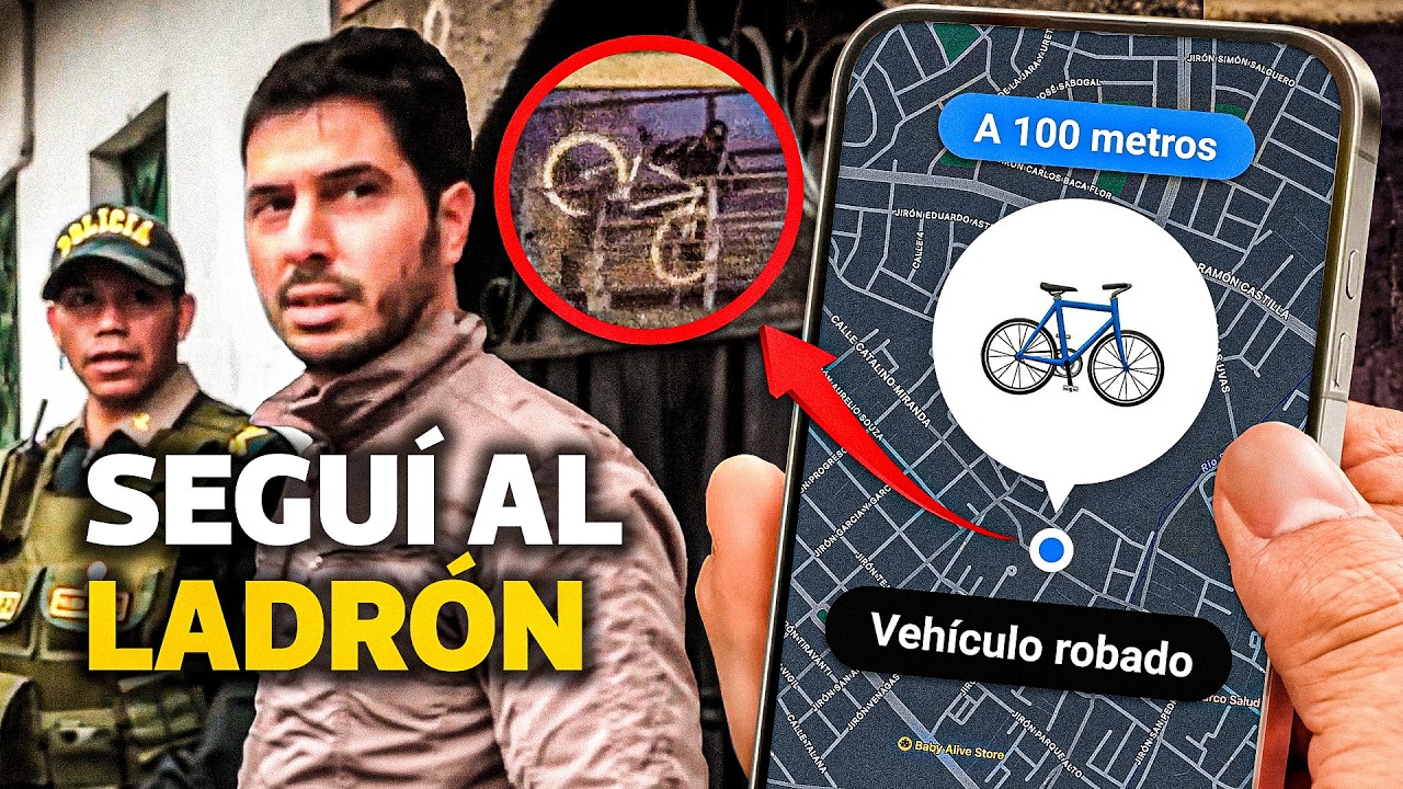Me robaron mi BICICLETA con GPS y la POLICÍA no movió un dedo (experimento social)