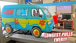 Dynoing the Mystery Machine! Officially our LOWEST HORSEPOWER Dyno Record LOL!