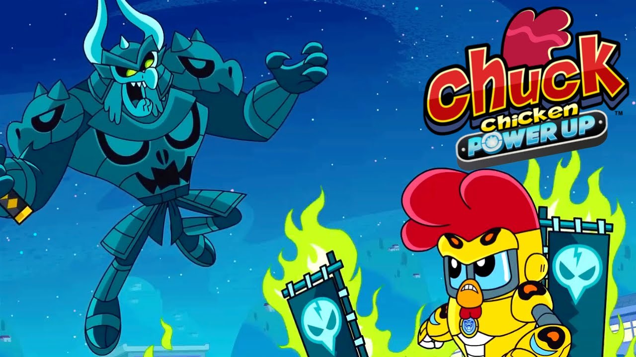 Chuck Chicken - Turbinando -  A Espada Sinistra - Desenhos animados de super-heróis - Super Toons TV