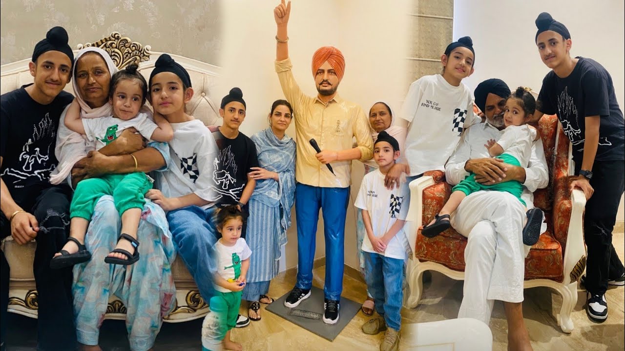 Sidhu Moose Wala Mother Father Condition As Gippy Grewal Family Came To Meet