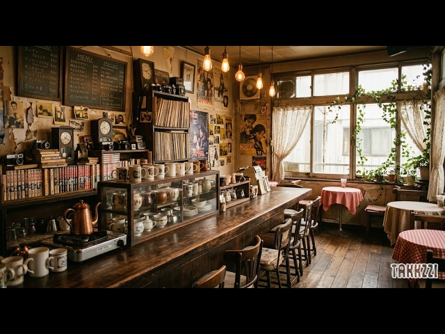 昭和の窓辺 ☕🎞️ | A Quiet Corner in a Tokyo Café — Nostalgic