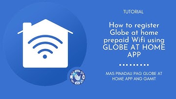 How to register Globe at home prepaid Wifi using GLOBE AT HOME APP