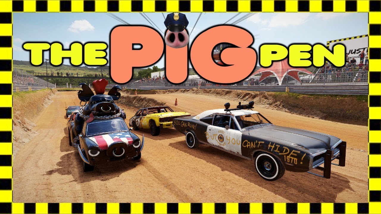Wreckfest Gameplay With Mods + NASCAR + PIGS - YouTube