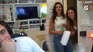 Botez Sisters Accidentally Find Mizkifs Cm Towel