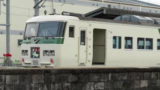 【さよなら185系】特急踊り子16号 修善寺駅停車中