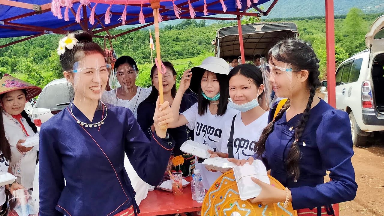 My hometown | งานบุญเชียงตุงที่มีสาวชุดสวยเยอะมากที่สุดบรรยากาศที่นานๆกว่าจะมี