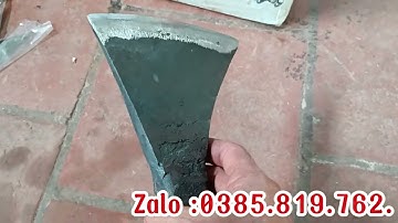 Lưỡi búa lưỡi rìu bổ củi chặt cây rèn thủ công lưỡi kẹp thép nhíp. #lưỡi búa rìu bấu tạ#bổ củi #rìu#