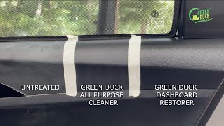 How to Shine & Protect Car Interior with Green Duck Dashboard Restorer screenshot 3