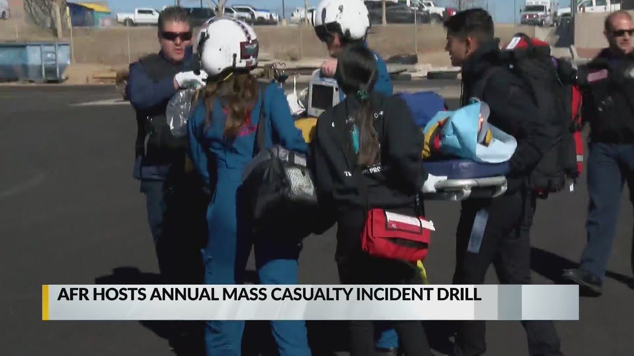 AFR hosts annual mass casualty incident drill - YouTube