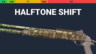 XM1014 Halftone Shift - Skin Float And Wear Preview