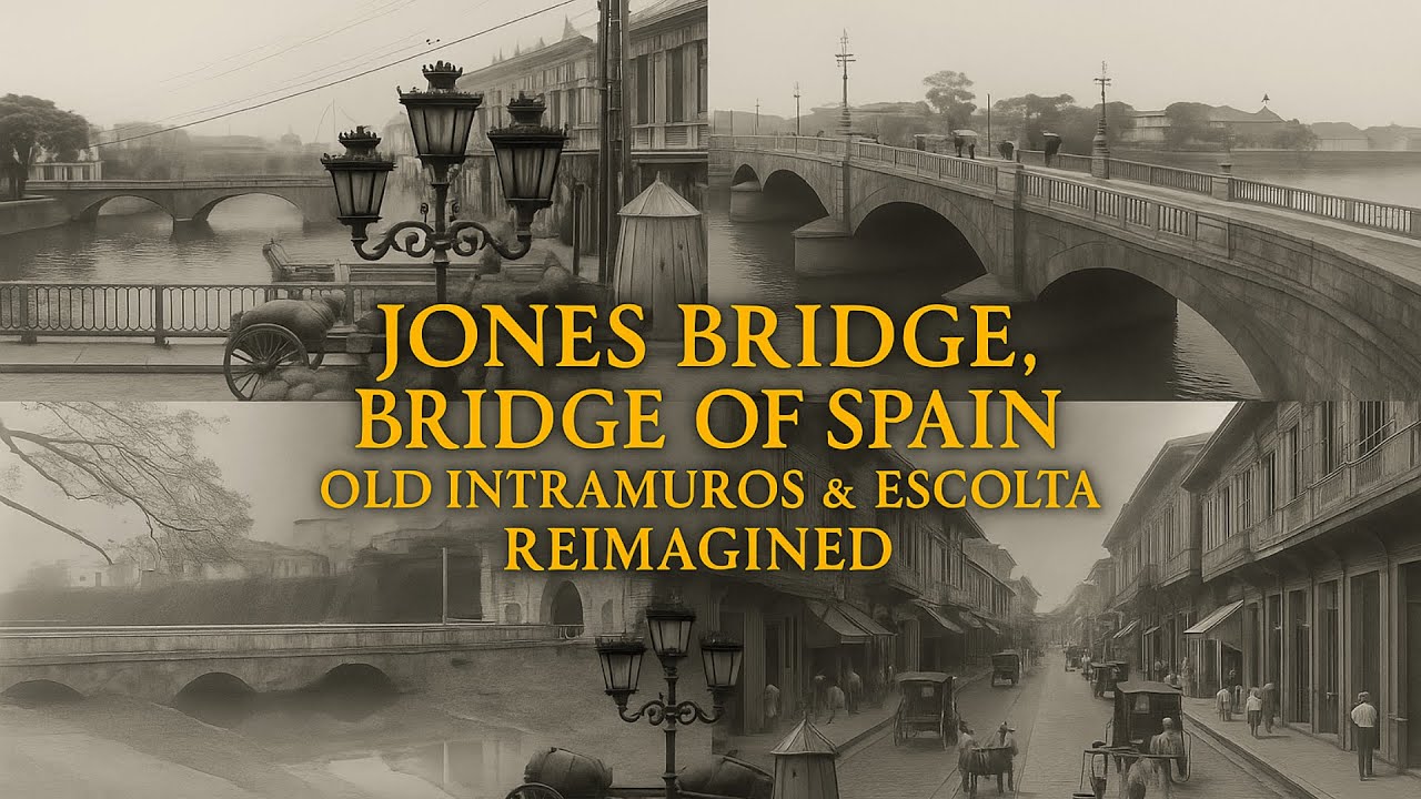 Old Manila in Color – Jones Bridge, Bridge of Spain & Escolta Reimagined #PhilippineHistory