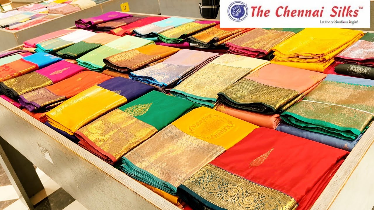 Chennai Silks New Arrival Silk saree Tissue Wedding Silk saree Arani pattu saree collection