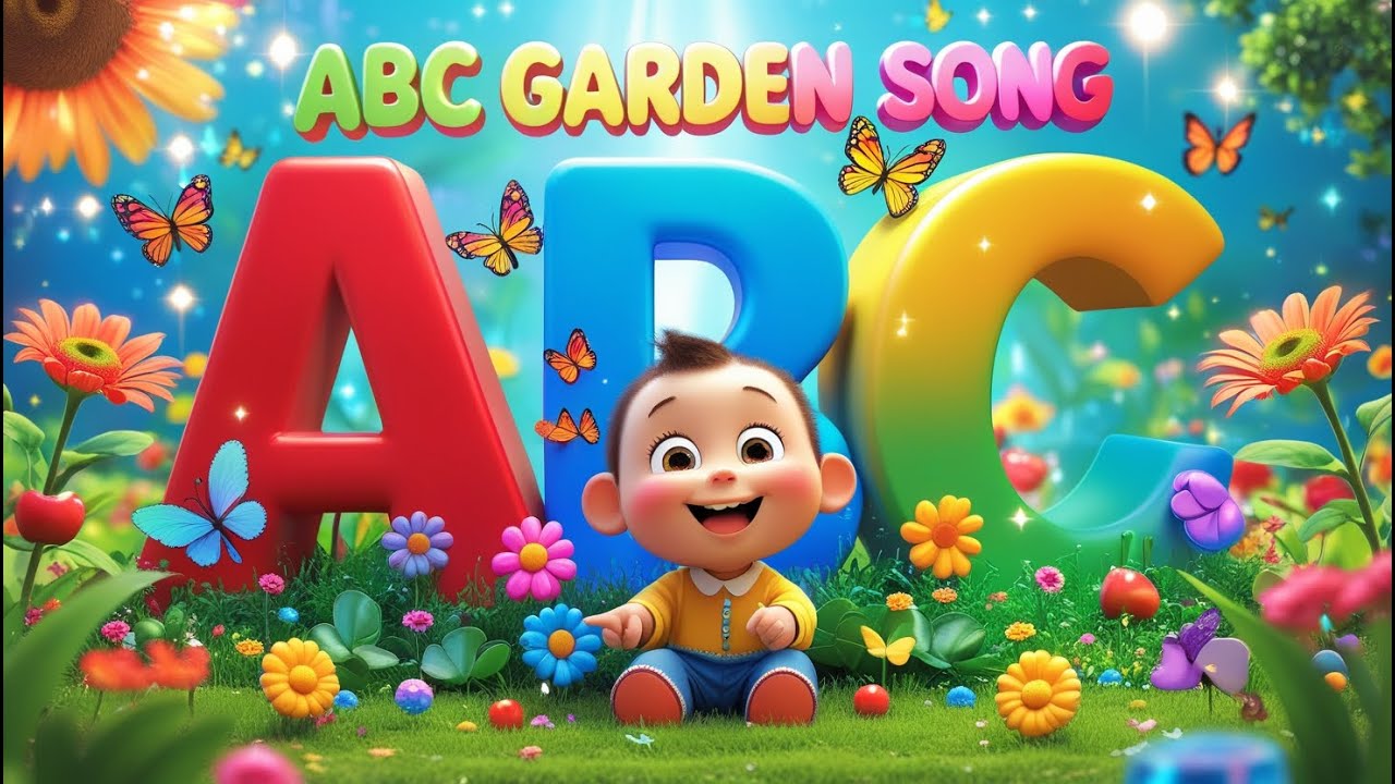 ABC Song for Kids | Learn ABC with Garden Adventure | Fun Alphabet A to Z with Children