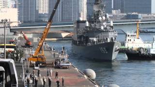 20160131護衛艦ゆうぎり 晴海接岸
