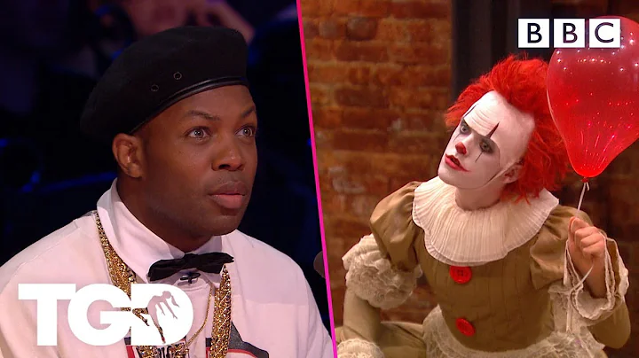 Dancing clown Harrison leaves the Audience stunned...