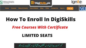 How to enroll Course in Digiskills LMS || Register in digiskill || free online courses #register