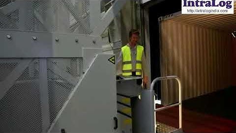 Unloading Loosely Loaded Cargo With Mobile Telescopic Belt Conveyors