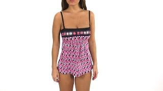 24th \u0026 Ocean Borderline Empire Bandeaukini Top | SwimOutlet.com