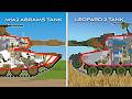 M1 Abrams VS. Leopard 2 Tank