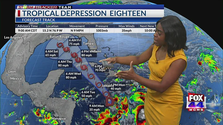 Monday Morning Forecast for Baton Rouge 11-4-24: Mostly Dry & Breezy, Keeping An Eye on Tropical Dep