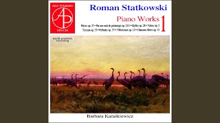 Chansons libres - série de morceaux, Op. 15: No. 1 in D Major