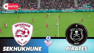 ORLANDO PIRATES vs SEKHUKHUNE UTD | MTN8 Cup 2026 Simulation | eFootball PES 21 Realistic Gameplay screenshot 2