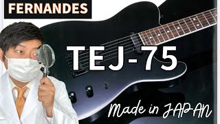 【BOØWY】Fernandes TEJ-75【布袋寅泰】【布袋モデル】【TEJ-70との見分け方】