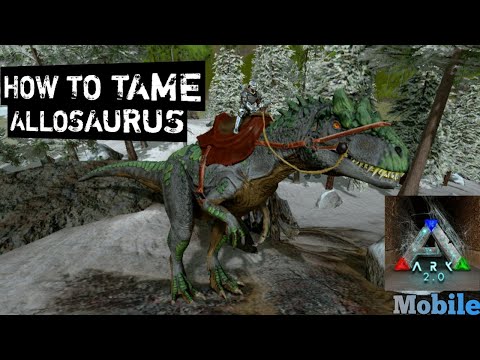 Come domare Allosaurus, ARK mobile [S1: E02]