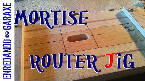 How to make a mortise router jig easy and simple