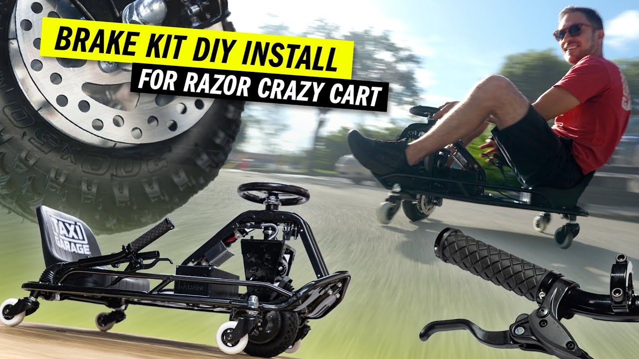 Crazy Cart Hydraulic Disc Brake Kit DIY Install from Taxi Garage