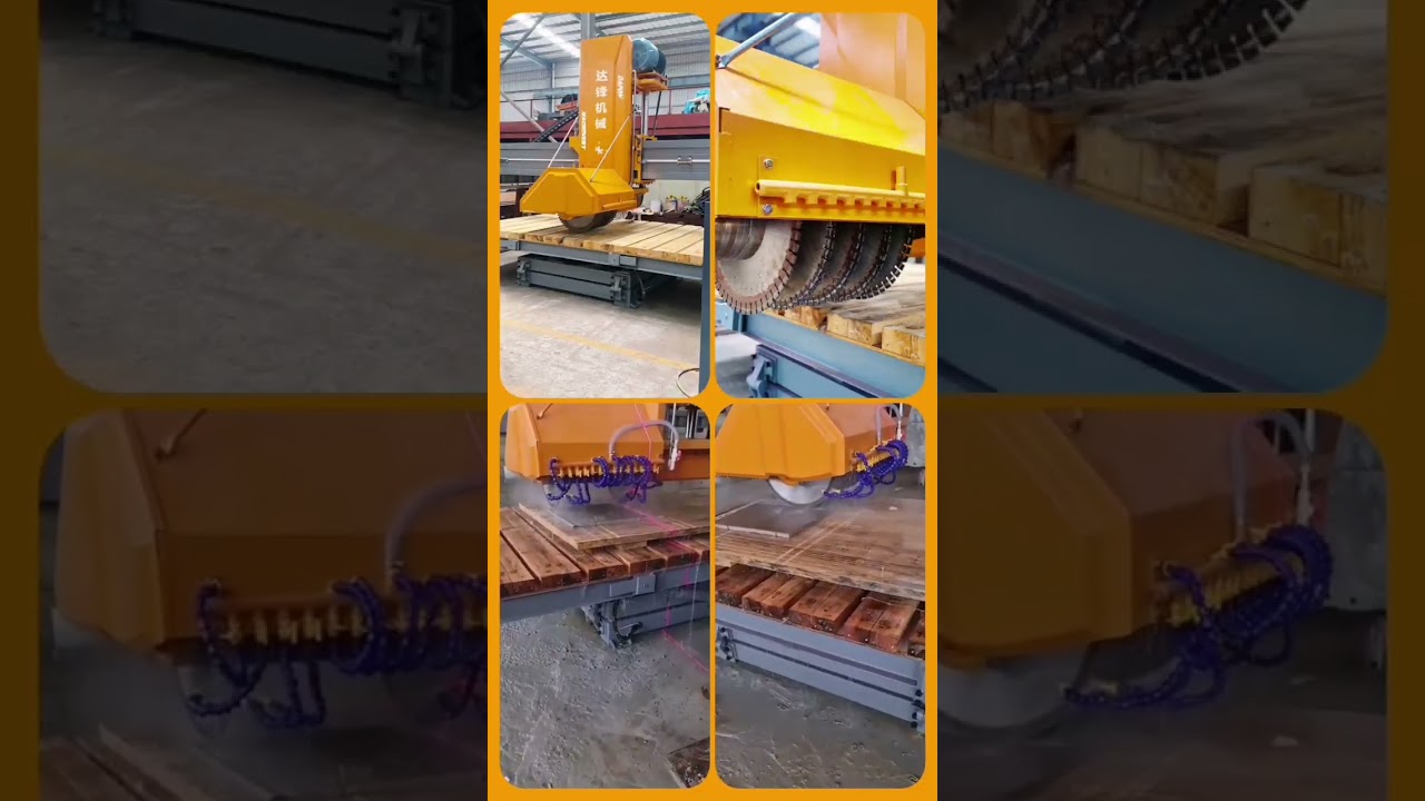 Bridge Saw Machine with Muti Blade for Cutting Stone Slab 