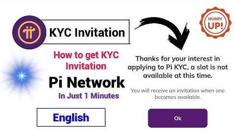 About Pi Network KYC Verification | How to get Pi Network KYC Invitation in just 1 Minutes