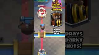SPARKY HUNTER CONCEPT | Clash Royale #shorts