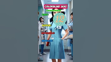 You are Colorblind if you can’t guess these Numbers!👀 #shorts #quiz #trivia