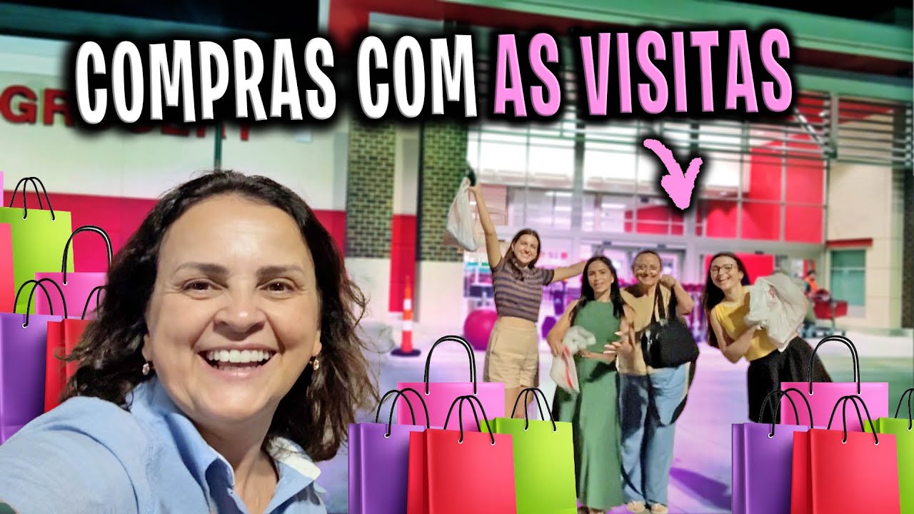 PRIMEIRAS VISITAS DEPOIS DA REFORMA - FIZ ALMOÇO E DEPOIS FOMOS AS COMPRAS 🛍️ 