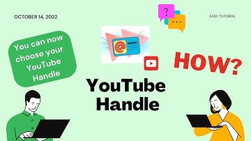 YOU CAN NOW CHOOSE YOUR YOUTUBE HANDLE | HOW??? Easy Tutorial using Mobile Phone 2022