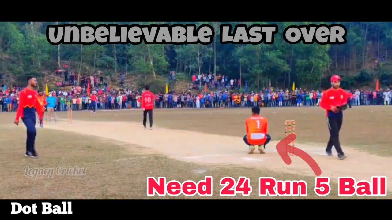 Unbelievable Last Over In Cricket | Legacy Cricket - YouTube
