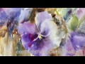 Watercolor/Aquarela - Demo - Pansy