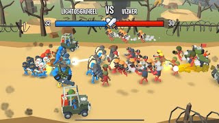 #105 Arena pvp Stick Army World War Strategy