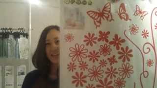 【ウォールステッカー】お花シールで壁を自在に飾る！