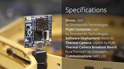 Dronesmith QKII with PureThermal 1
