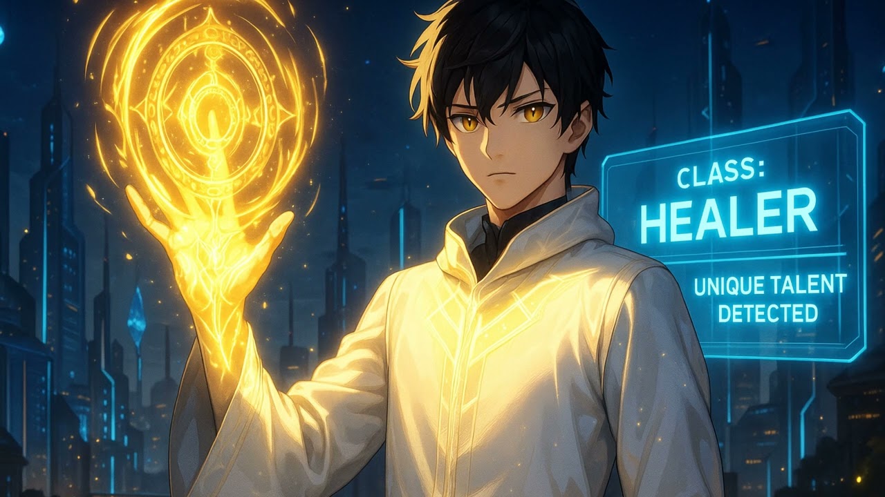 A Broken Ex-Mercenary Reincarnates as a Child Healer and Begins His Rise Through a Magic-Tech World