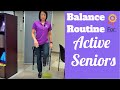 Balance exercise for seniors to prevent falls